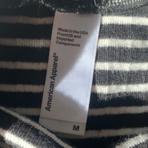 Vintage American Apparel Striped Turtleneck - Picture 3 of 6